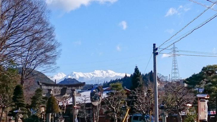 乗鞍岳（2016年1月1日撮影）
